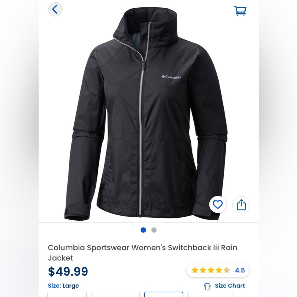 Columbia Rain Jacket